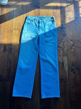 J Crew 90s wide leg jean 28x32 light blue